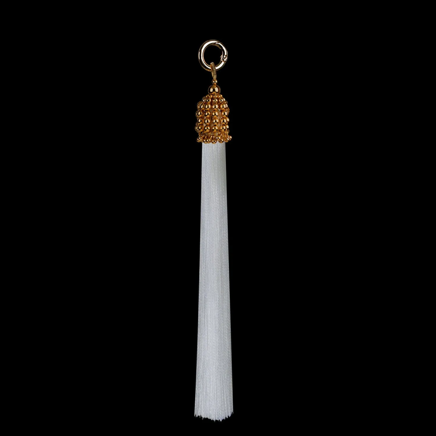 11" Gold Cap Polyester Tassel