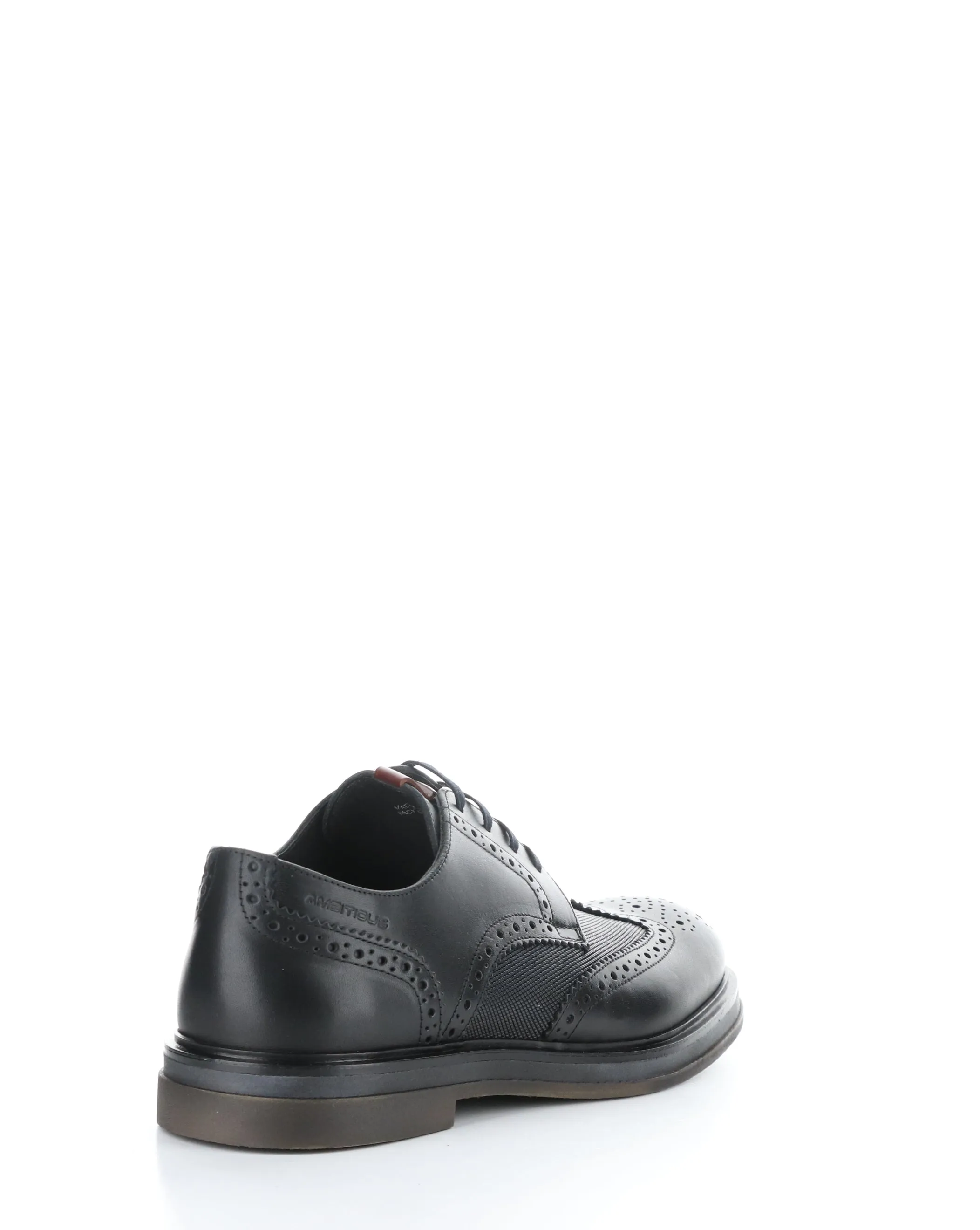 12391 BLACK COMBO Lace-up Shoes