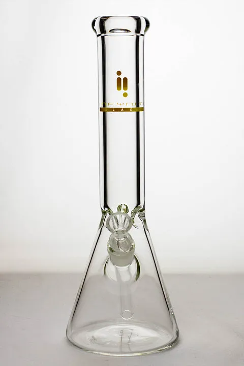 14" infyniti 9 mm beaker glass water bong