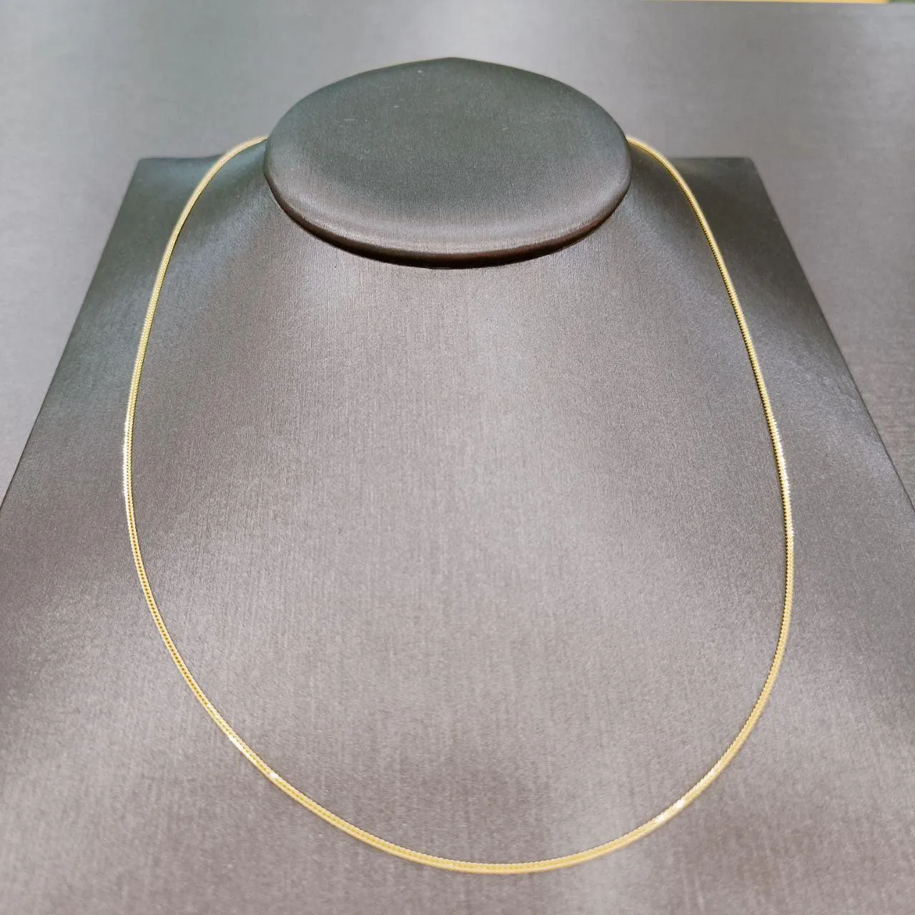 22k / 916 Gold Solid Box Necklace