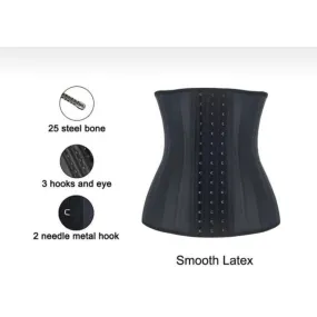 25 Steel Bone Latex Waist Trainer