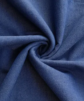 2.5m Blue handspun hand loom cotton kurta material