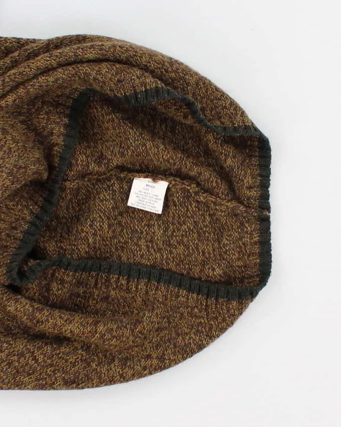 90s Vintage Mens Brown Woolrich Knit Jumper - L