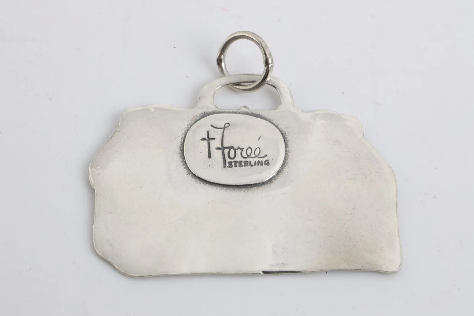 925 Silver Vintage Luggage Tag (8.74g.)