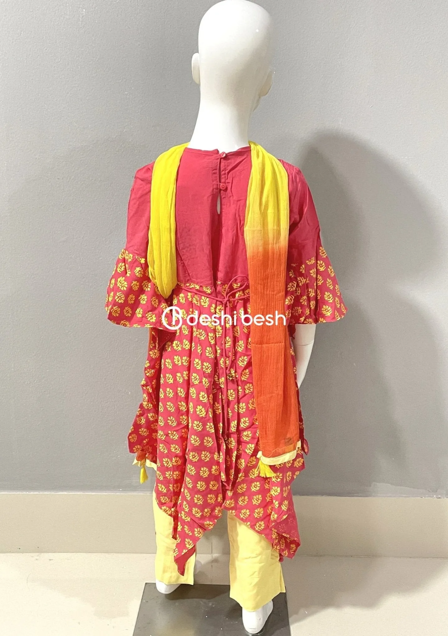 Aarong Printed Embroidered Linen Shalwar Suit