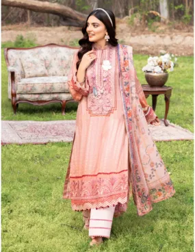 Adan's Libas SummerKari Lawn Collection 2023 – Pale Rose