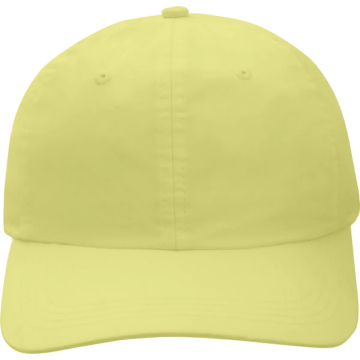 AHEAD Lime Lightweight Cotton Solid Cap