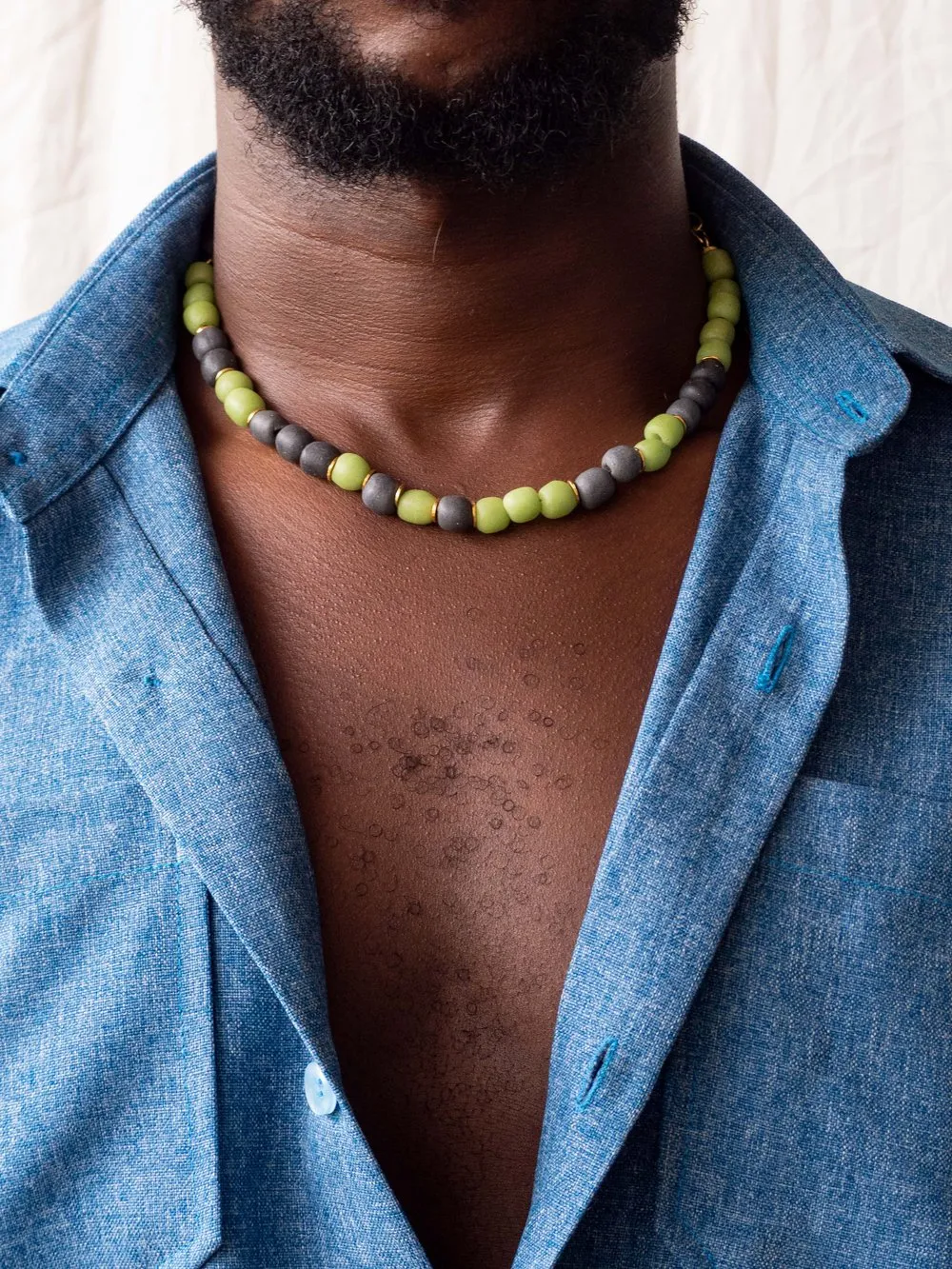 AKETEKETE Dehye Krobo Beaded Necklace