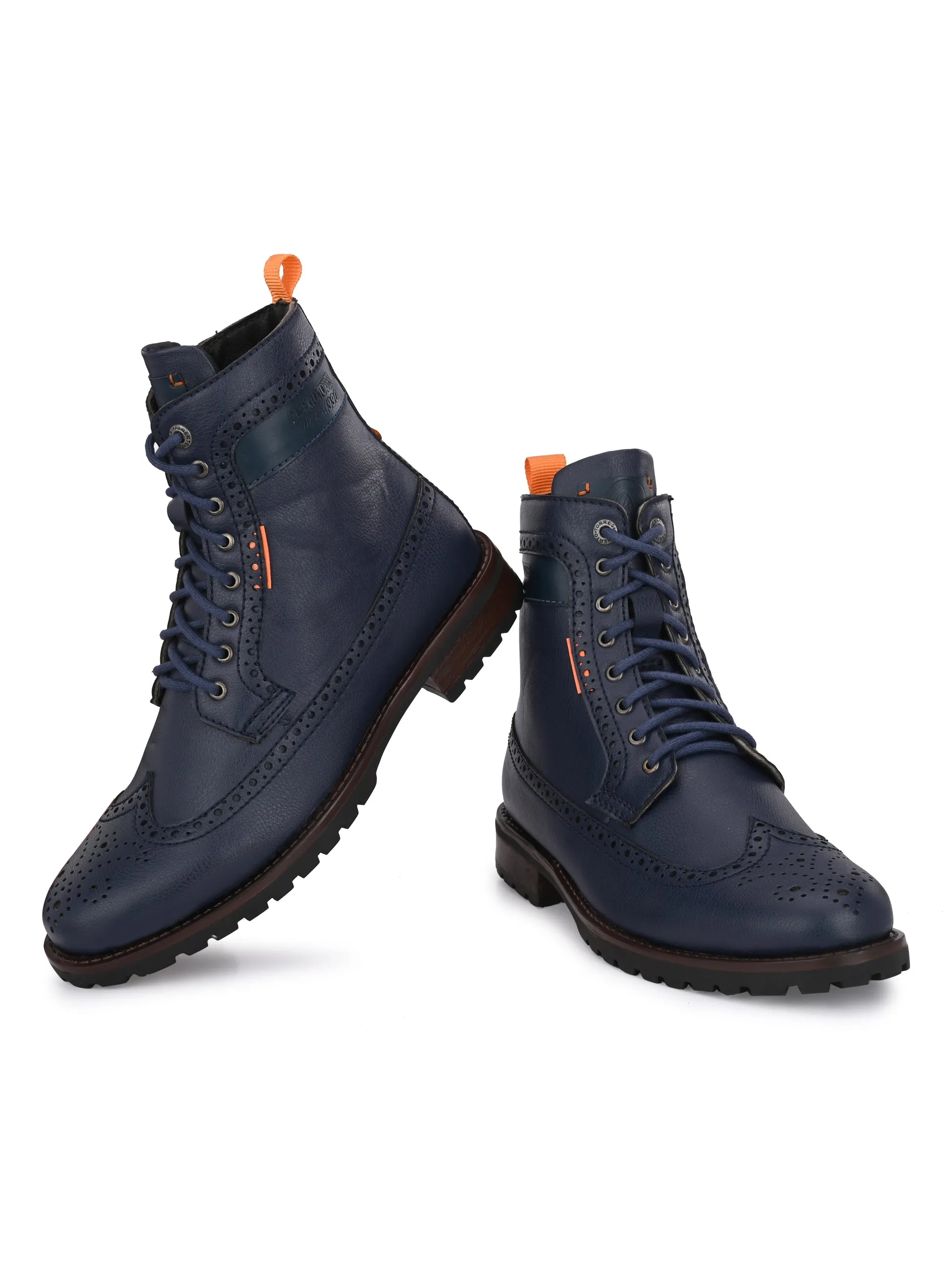 Alberto Torresi Men Blue Zayn Boots