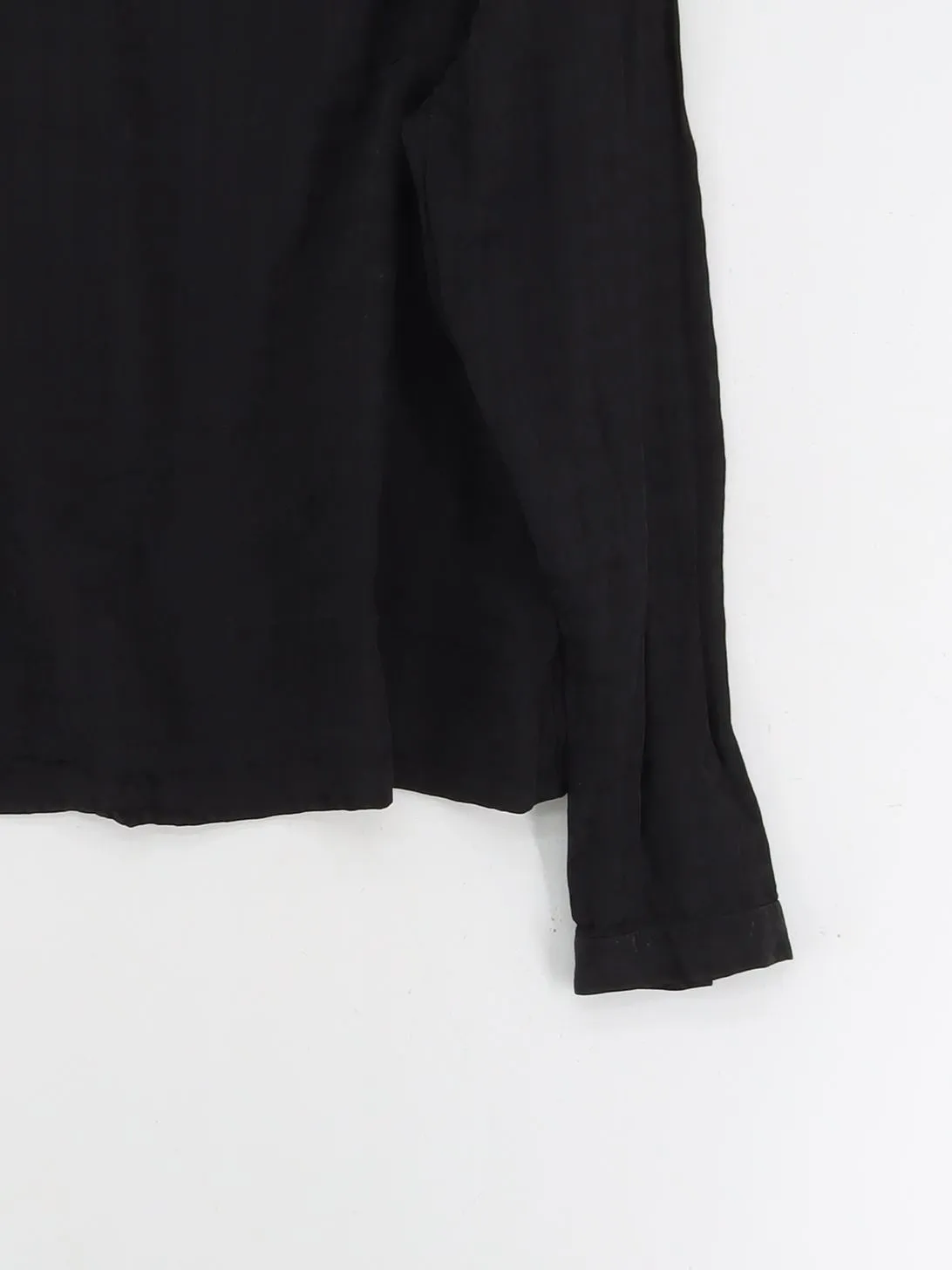 & Other Stories Women's Blouse UK 10 Black 100% Viscose