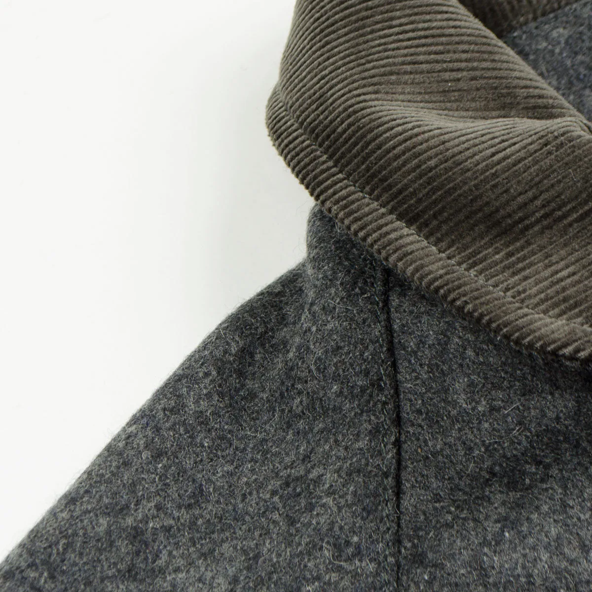 Arpenteur - Mevi Melton Wool Coat - Grey