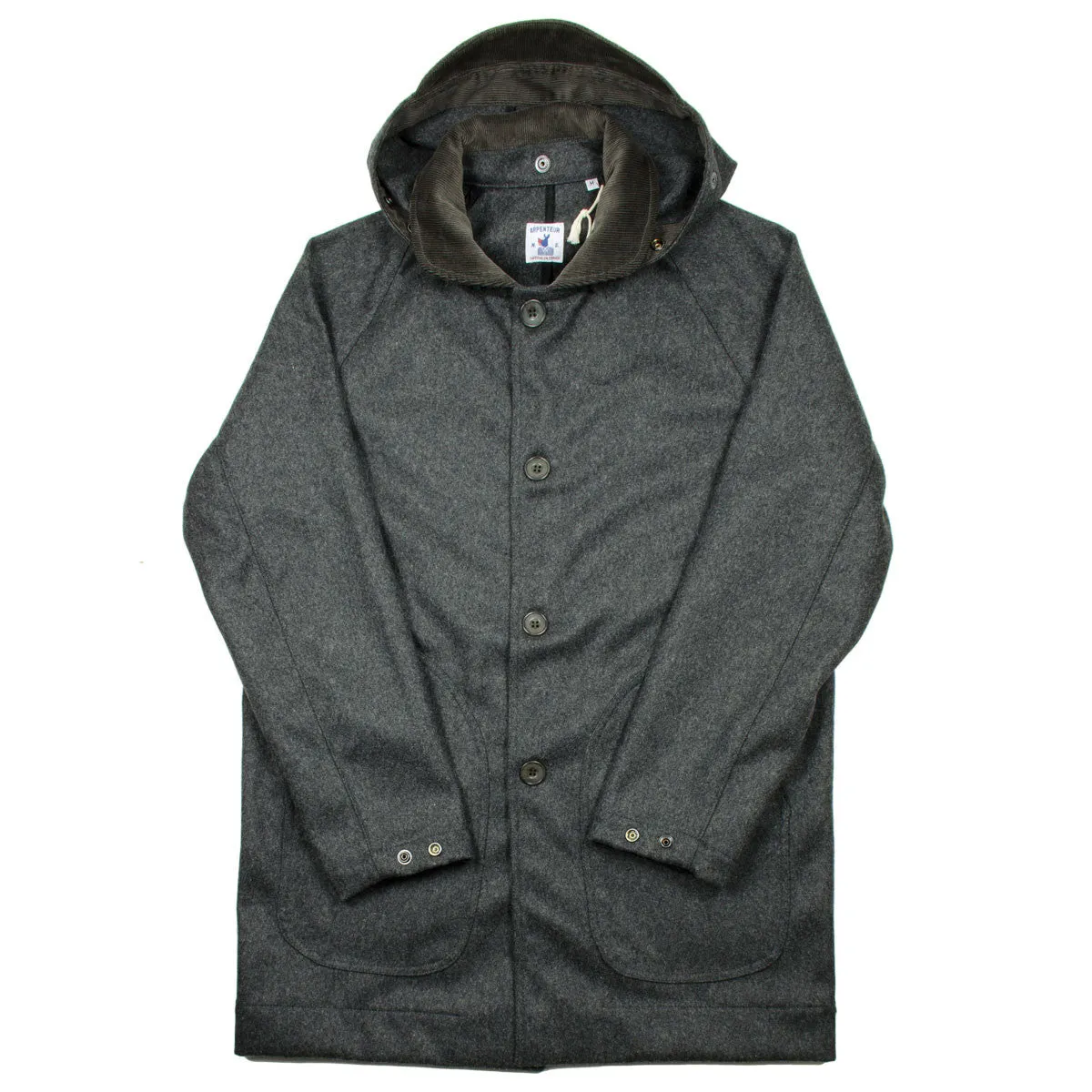 Arpenteur - Mevi Melton Wool Coat - Grey