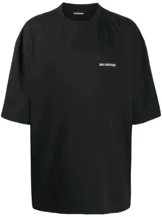 Balenciaga Defile Logo Oversized T-Shirt