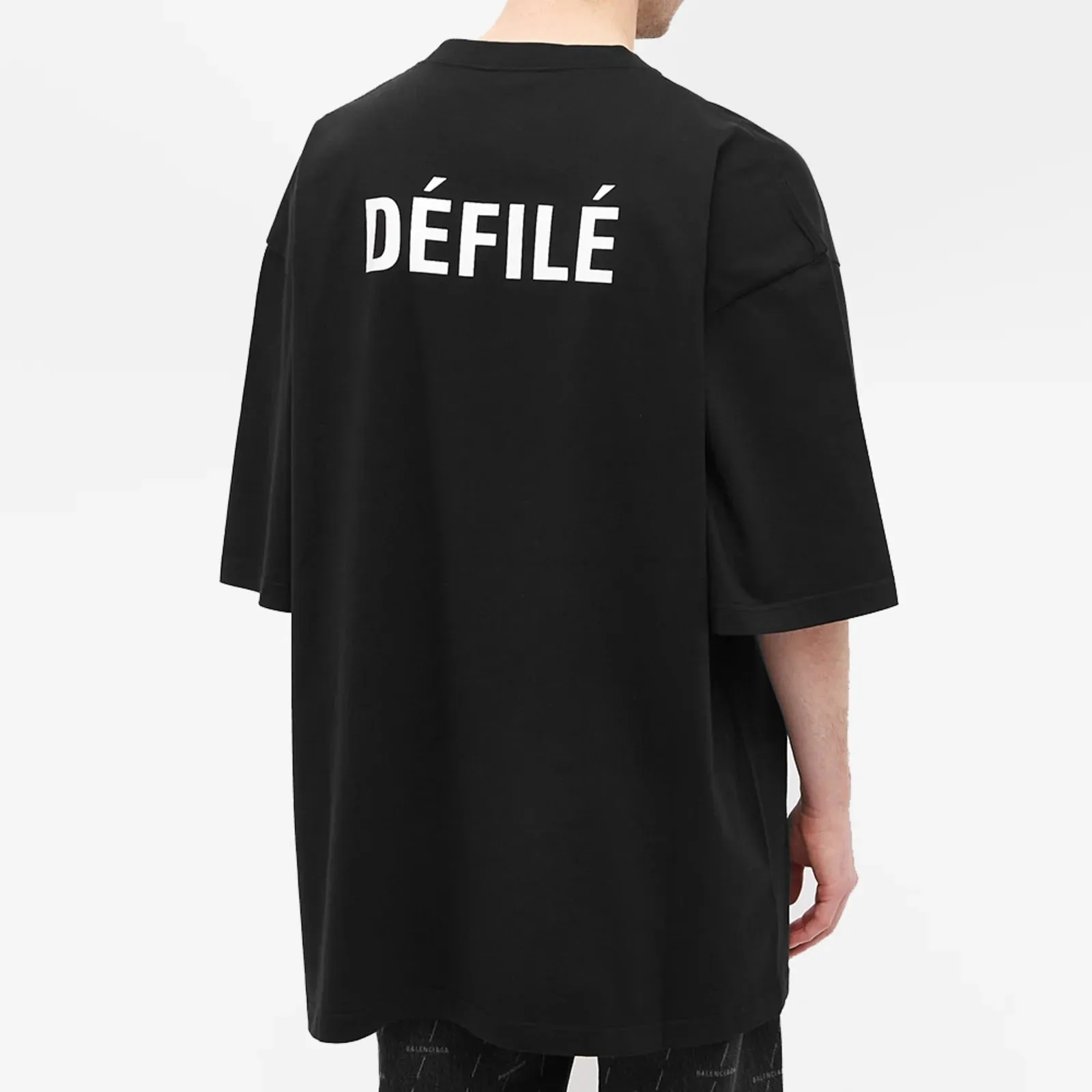 Balenciaga Defile Logo Oversized T-Shirt