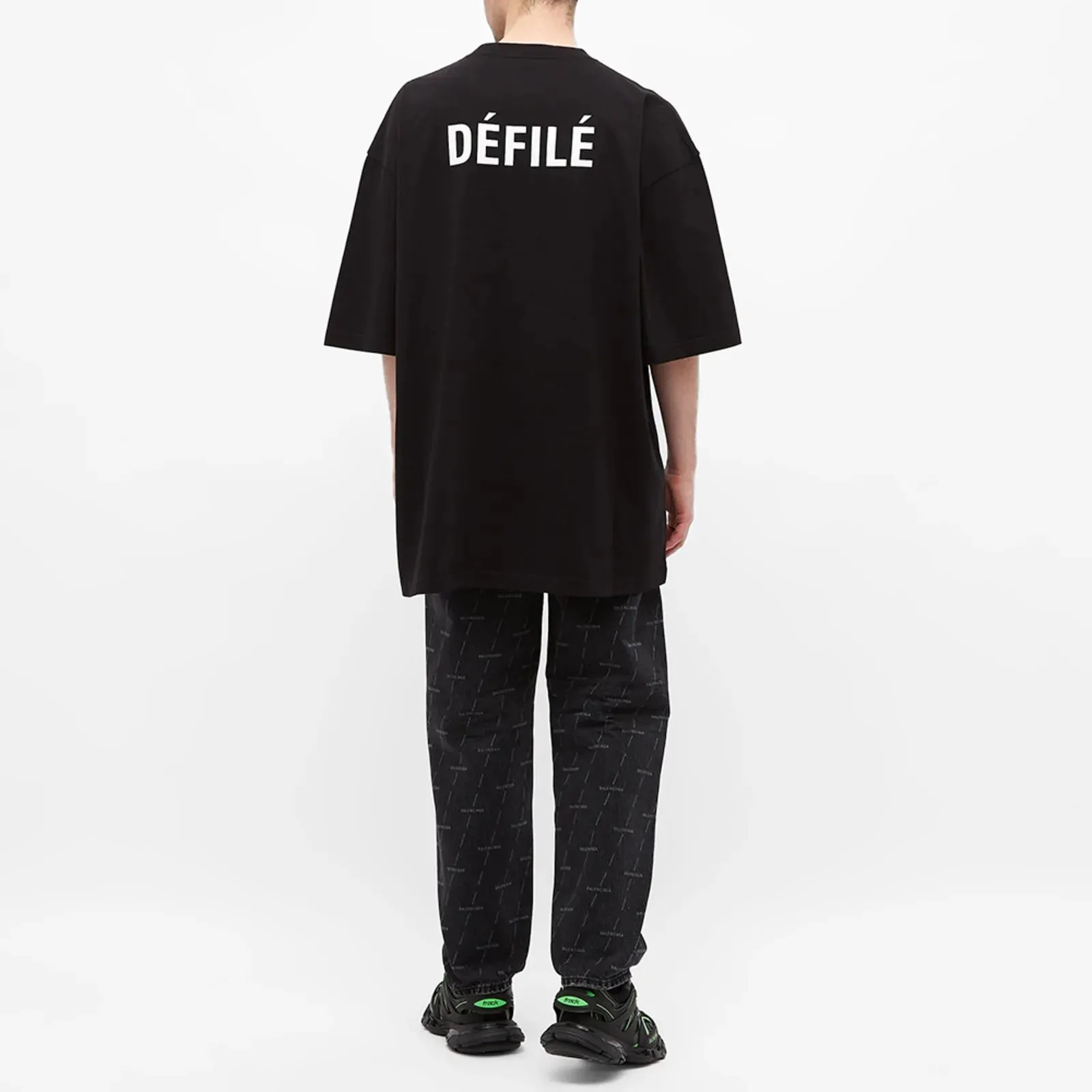 Balenciaga Defile Logo Oversized T-Shirt