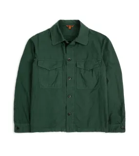 Barena Desco Mariol Ripstop Overshirt: Green