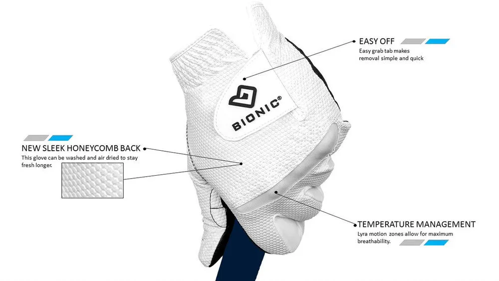 Bionic Men's RelaxGrip 2.0 Golf Gloves