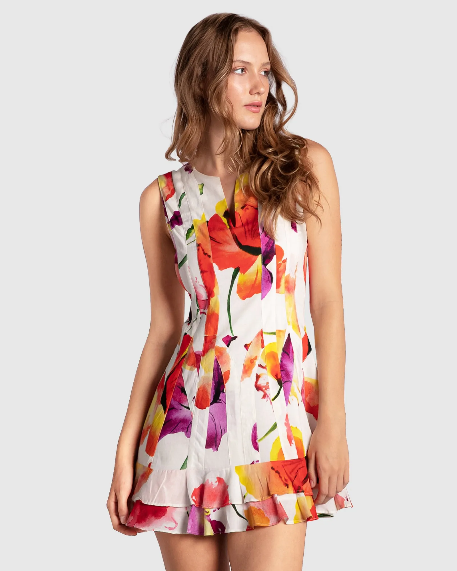 Born To Love Mini Dress - Wild Poppies