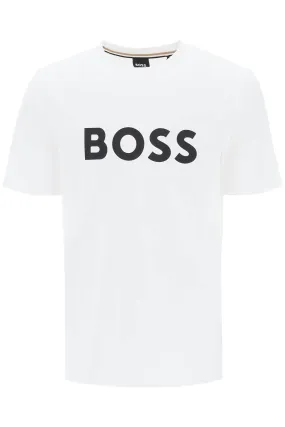 BOSS tiburt 354 logo print t-shirt