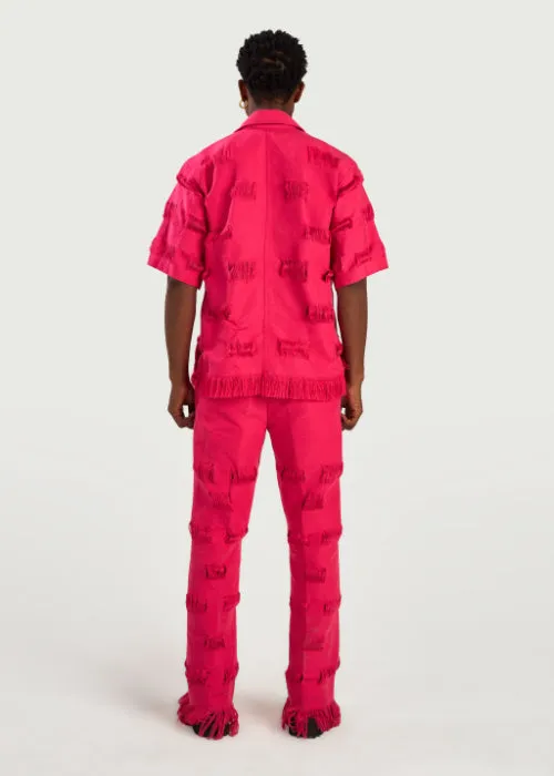 Boyedoe Busumuru II Men's Pink pant and shirt Set