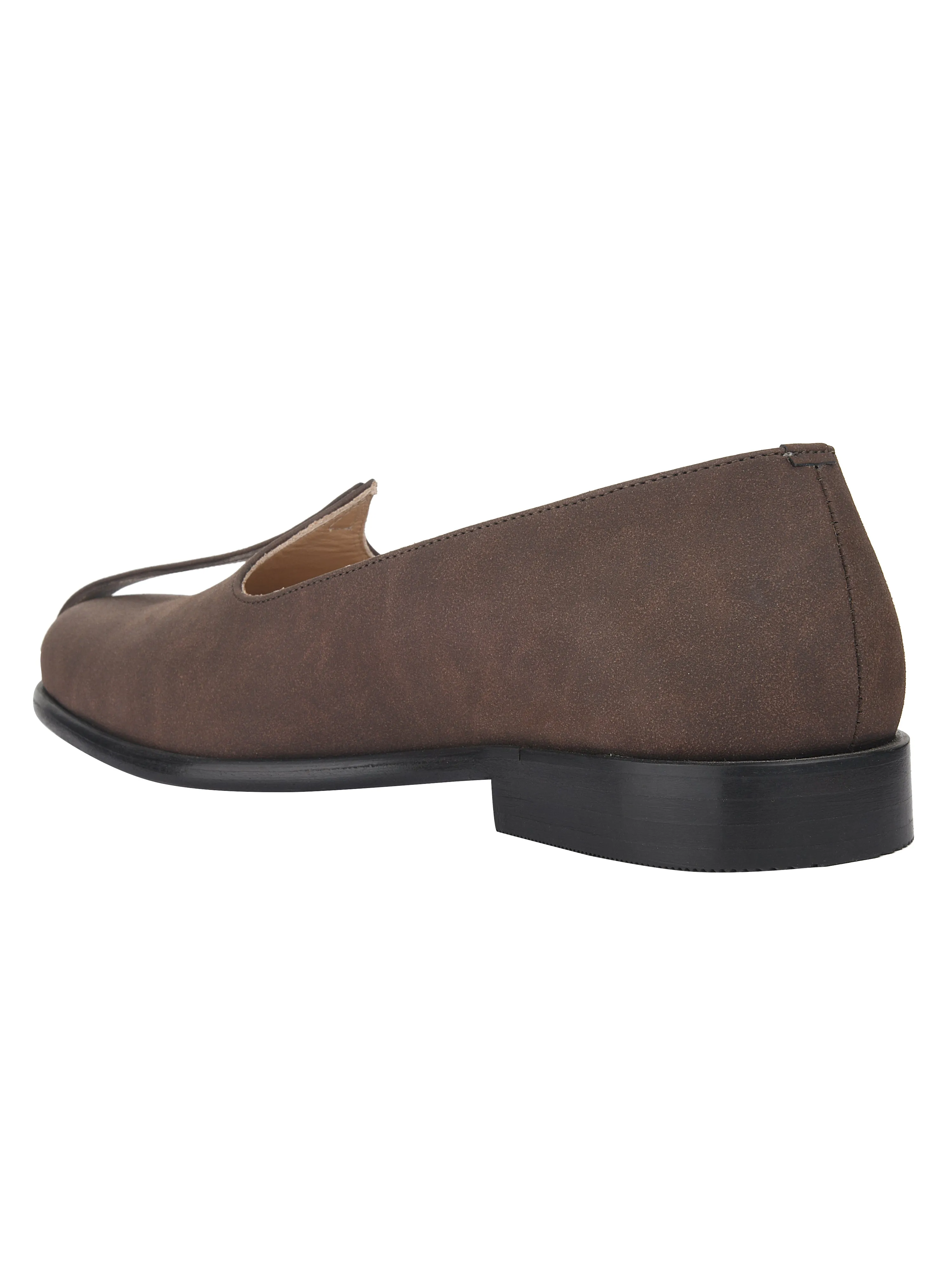 Brown Suede Mojri For Men