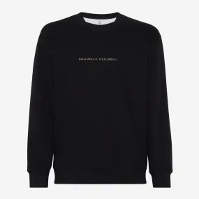 Brunello Cucinelli Embroidered Logo Sweatshirt