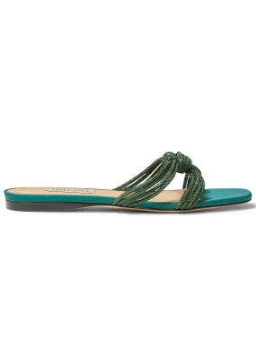 Capri Flat Crystals Green