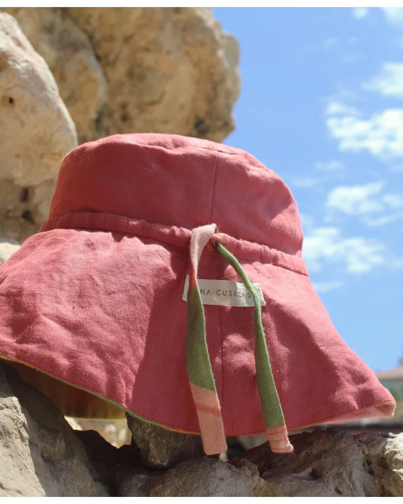 Caraline Linen Bucket Hat