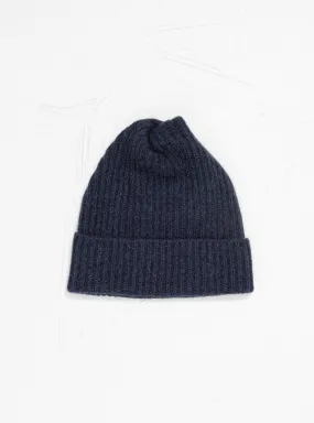 Cashmere-Blend Beanie Indigo