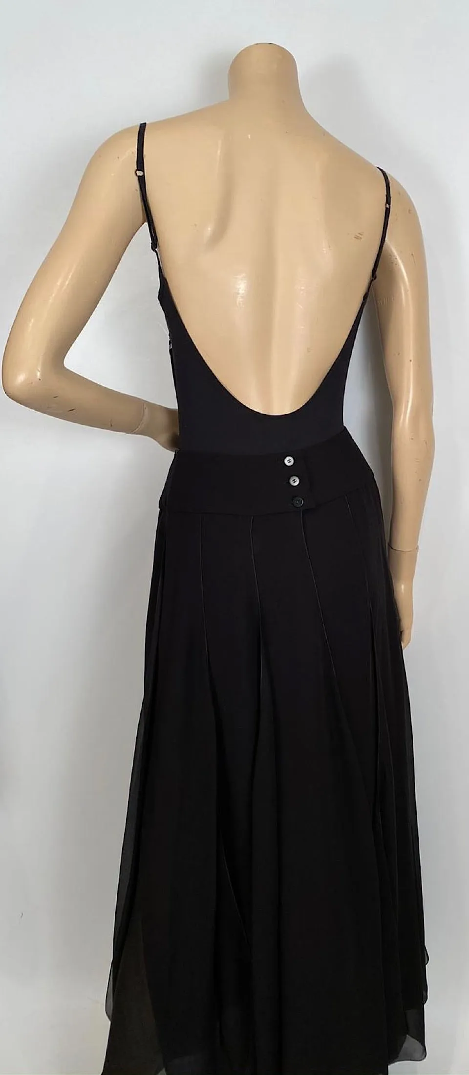 Chanel 03P 2003 Spring One Piece Body Suit Top Camisole FR 40 US 6