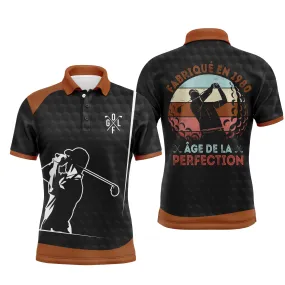 Chiptshirts - Polo De Golf, Cadeau Humour Pour Fans De Golf, Anniversaire 1980, Polo de Sport Homme et Femme, Fabriqué en 1980 - ge de la Perfection - CTS27052212