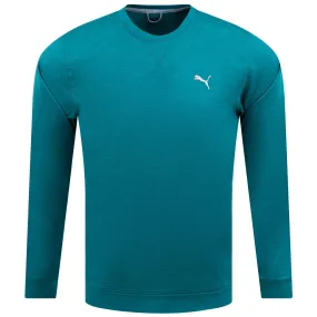 Cloudspun Heather Crewneck Green Lagoon Heather - SS23