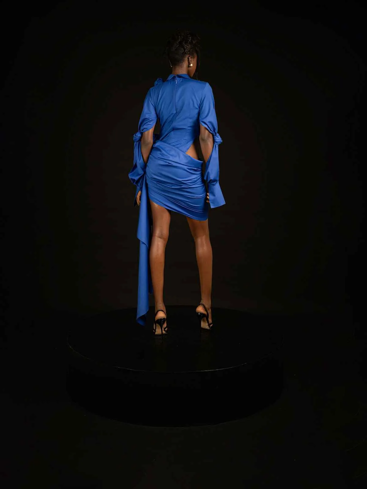 Cobalt Shirt Dress