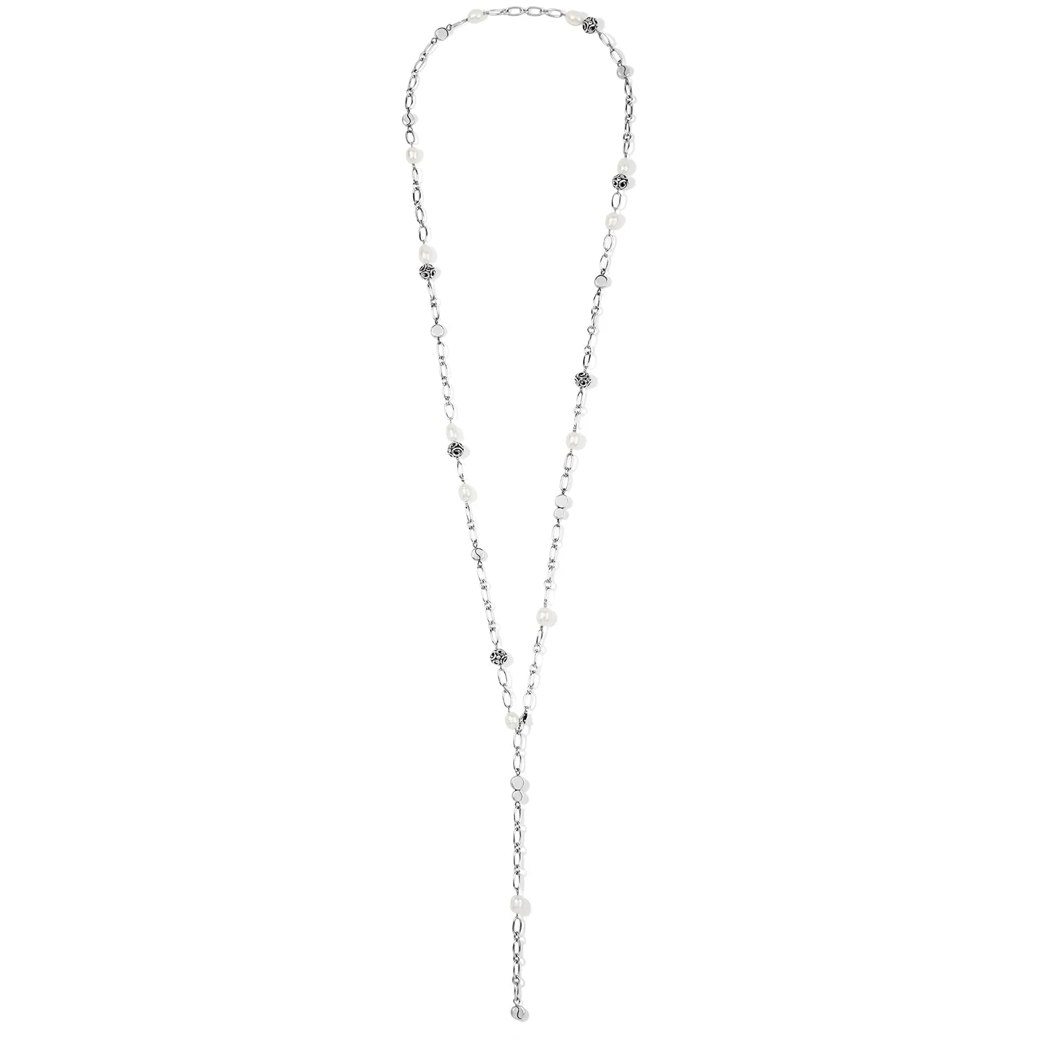 Contempo Pearl Adaptable Y Long Necklace