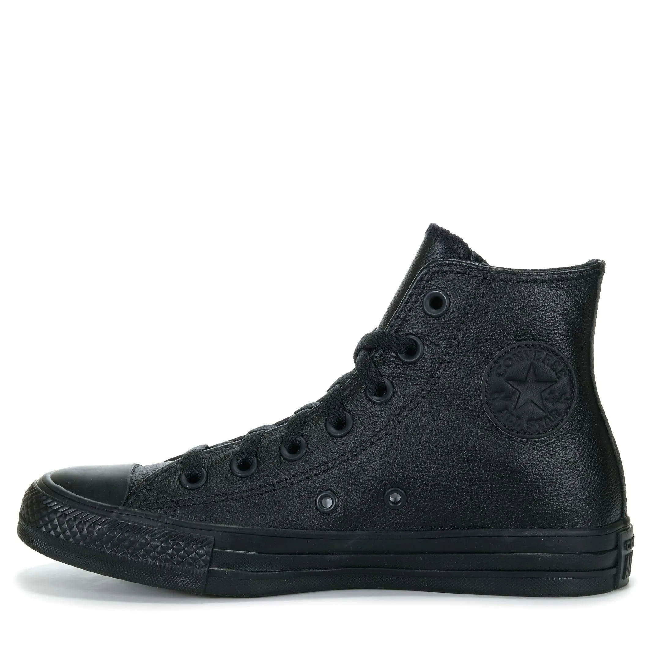 Converse CT All Star Leather High Top Black Mono