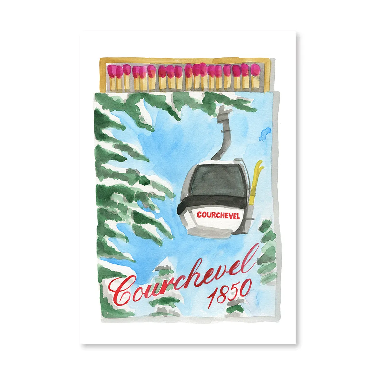 Courchevel Matchbook