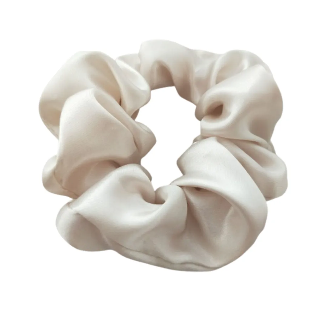 Cream Scrunchie