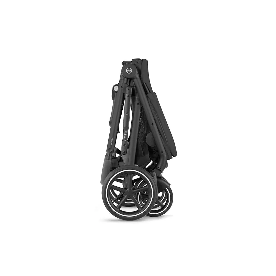 Cybex Gazelle S Double Tandem Pushchair - Black / Moon Black