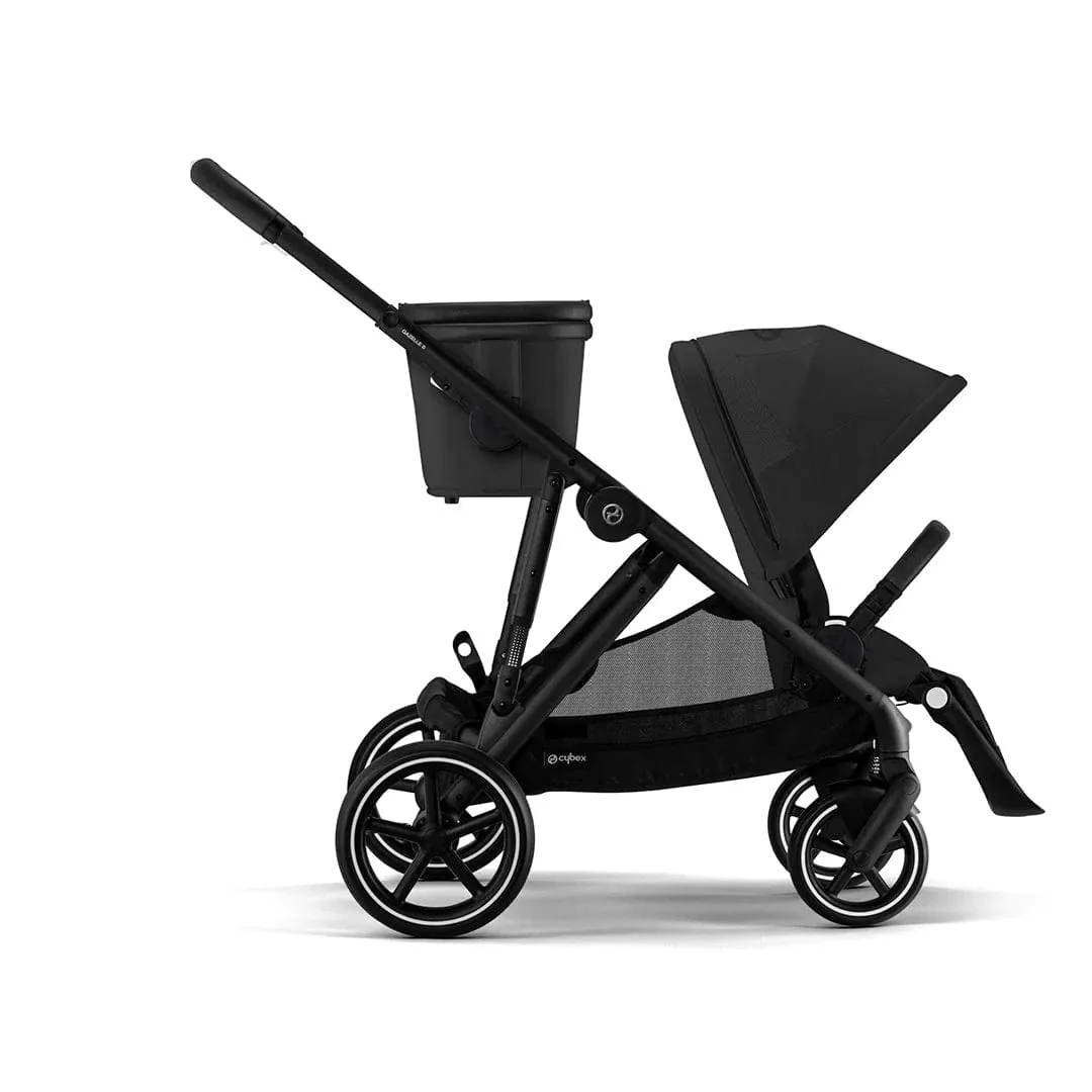 Cybex Gazelle S Double Tandem Pushchair - Black / Moon Black