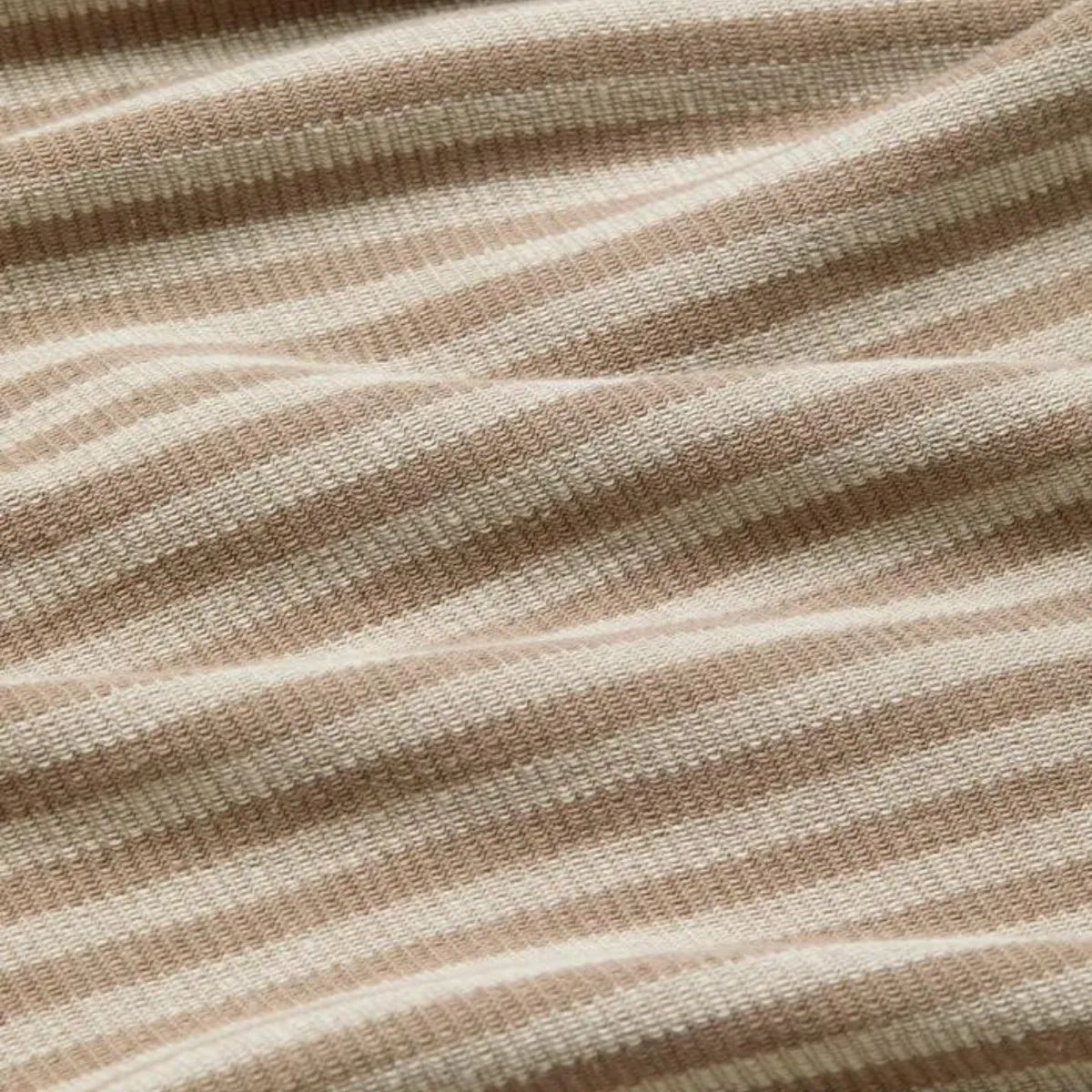 Dean SS Tee Tonal Stripe Brown