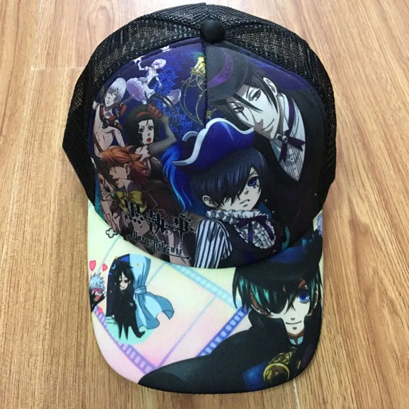 Detective Conan Anime Sun Cap Fashion Casual Outdoor Peaked Snapback Mesh Hat for Boys or Girls Gift