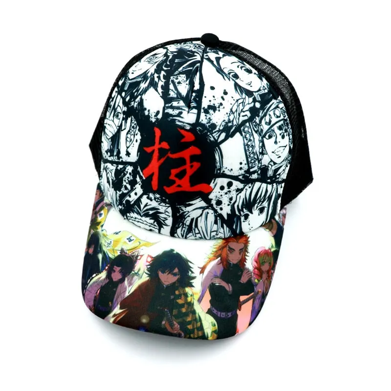 Detective Conan Anime Sun Cap Fashion Casual Outdoor Peaked Snapback Mesh Hat for Boys or Girls Gift