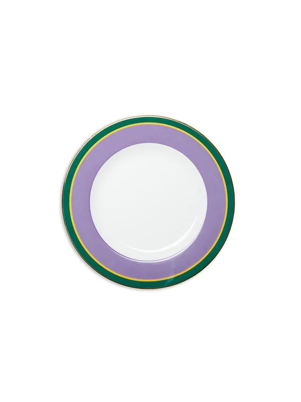 Dinner Plate set of 2 in Rainbow Viola