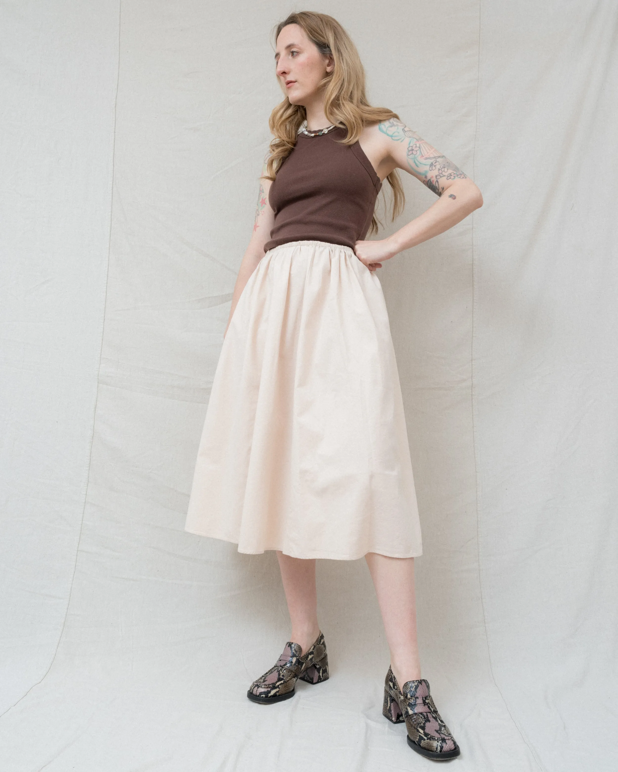 Emma Skirt in Sand