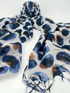 Featherweight Leopard Scarf