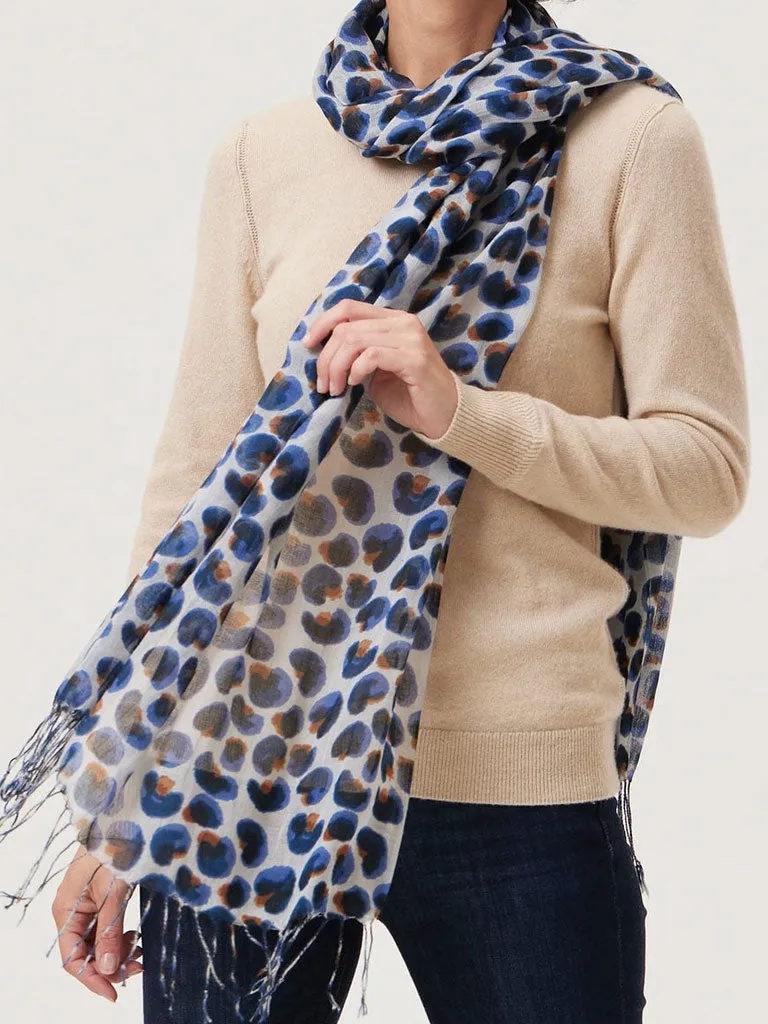 Featherweight Leopard Scarf