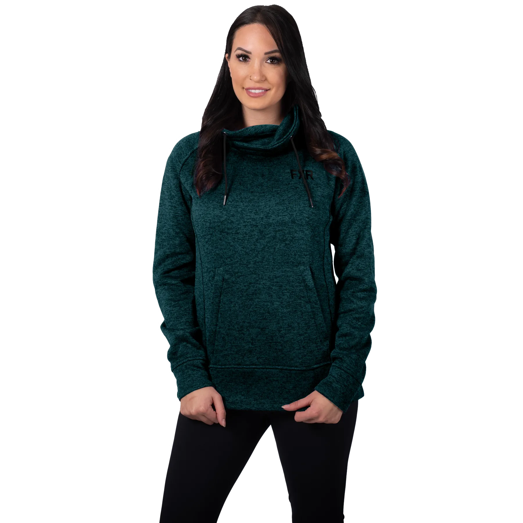 FXR Women's Ember Sweater Pullover Ocean/Black