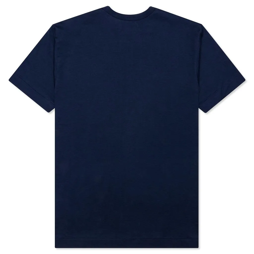 Gold Heart T-Shirt - Navy