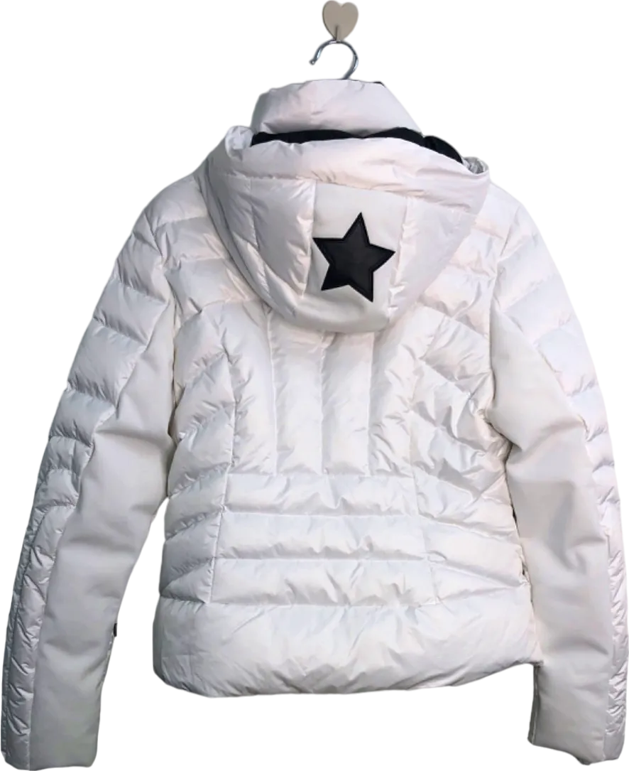 Goldbergh Luxury White Pikes Ski Jacket UK Size 14