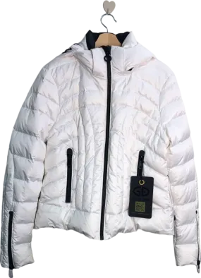 Goldbergh Luxury White Pikes Ski Jacket UK Size 14